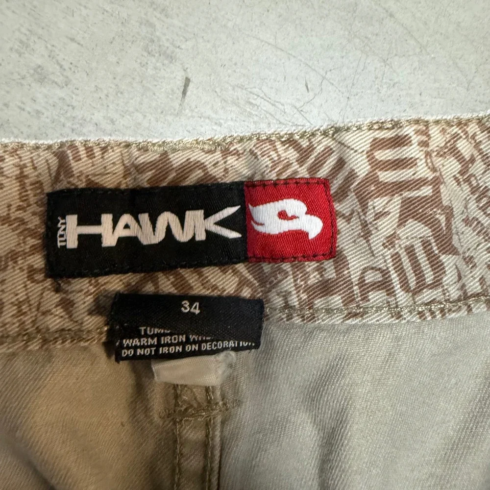 Vintage y2k Tan Hawk Cargo Shorts